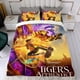 thumbnail image 4 of El Aprendiz del Tigre Conjunto de sábanas temático, trío de piezas, cómodo y amigable con la piel, diseño único, regalo de decoración para el hogar para familiares, amigos y fans,140cm *210cm, 4 of 6