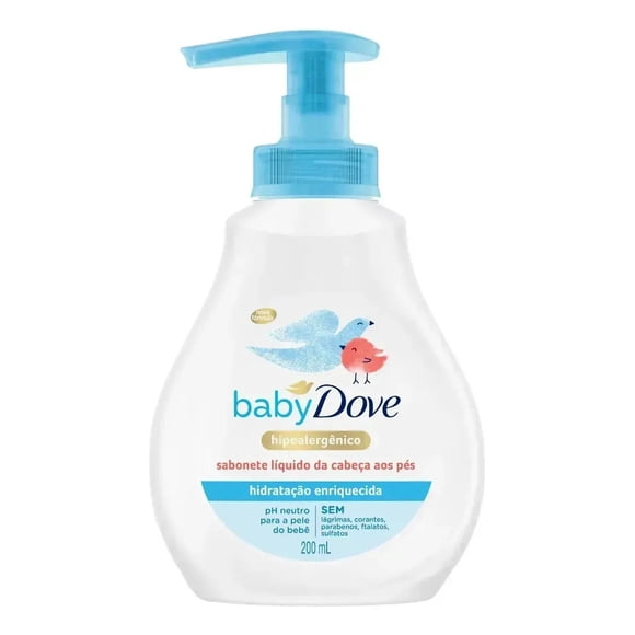 BABY DOVE JABON LIQUIDO HUMECTACION ENRIQUECIDA 200ML