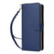 thumbnail image 3 of Funda Cartera con Cremallera y Correa para Samsung Galaxy S26 Ultra 5G Soporte y Tarjetero Azul, 3 of 6