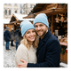 thumbnail image 1 of Gorro Tendencia Beanie Lana Adulto Con Doblez Azul Otoño Invierno, 1 of 6