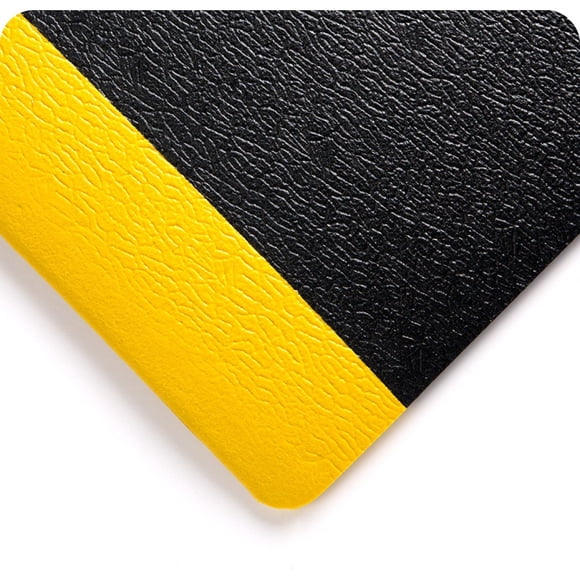 Alfombra para suelo Wearwell 2,4 m x 61 cm x 1 cm negro/amarillo