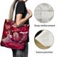 thumbnail image 3 of Hazbin Hotel Bolso de tela con estampado de lienzo para mujer, bolsa de compras reutilizable y estética, con cremallera interior, regalo para mujer,38*45cm., 3 of 6