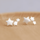 thumbnail image 2 of Aros Triple Estrella Plateada, 2 of 3
