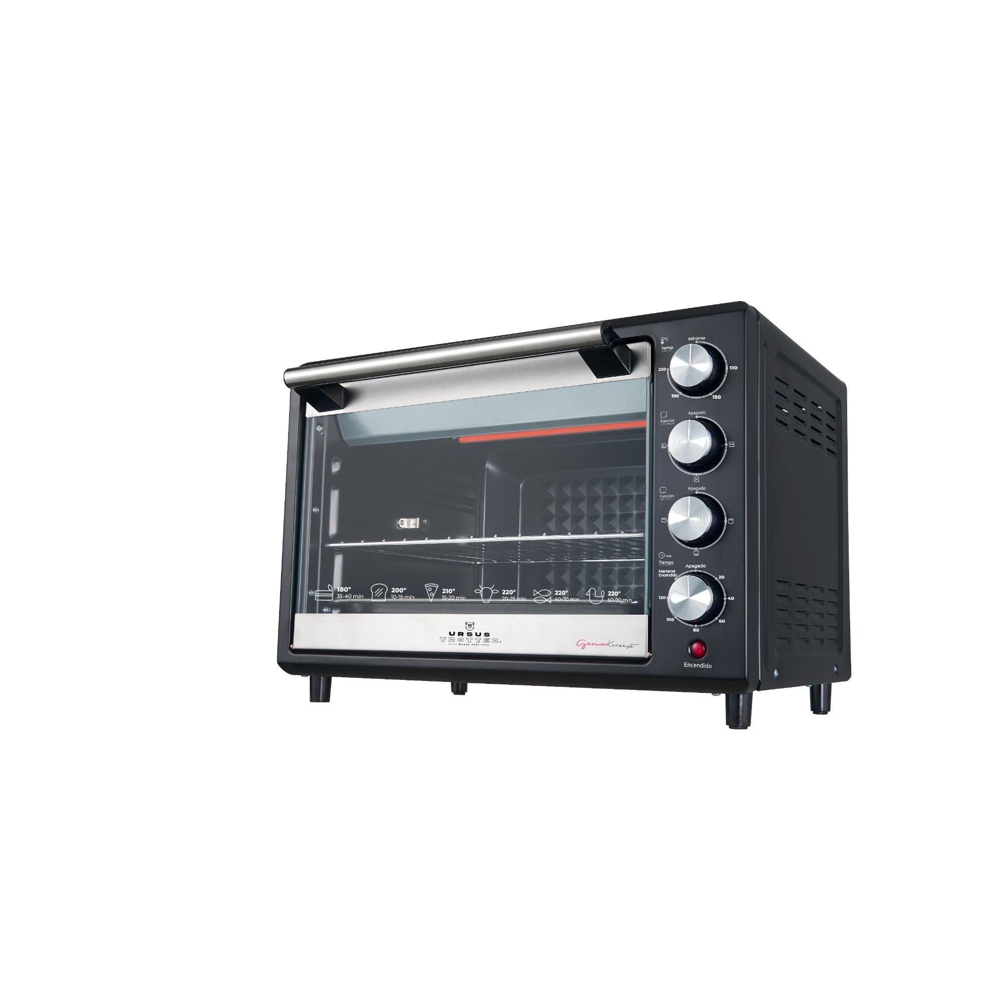 Ursus Trotter - Horno Eléctrico Ut-Backofen Pro-B 38 Litros Negro