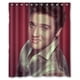 thumbnail image 1 of Cortina de ducha de Elvis Presley, juego de cortina de baño con ganchos, tamaño 60 x 72 pulgadas, 1 of 3