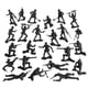 thumbnail image 4 of Toy Soldiers TimMee Plastic Army Men, negro, 48 piezas, fabricado en EE. UU, 4 of 6