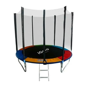 Cama Elastica Igpro Con Malla Y Escalera 2,44 Mt 8Ft