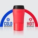 thumbnail image 3 of Taza de viaje Mighty de plástico antiderrame, 350 ml, roja, 3 of 4