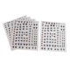 thumbnail image 2 of 5X Light DIY Cartoon Toy Eyes Stickers Calcomanías de agua para Clay Doll 15x13cm, 2 of 5