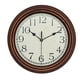 thumbnail image 4 of Reloj De Pared Redondo De Estilo Antiguo, Decoraciones Para Dormitorio De Baño, Relojes Colgantes De 12 Pulgadas, Café Aureate, 4 of 5