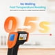 thumbnail image 5 of Pistola termómetro de temperatura infrarroja Etekcity Orange, 5 of 9