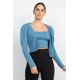 thumbnail image 1 of Conjunto De Blazer Con Mangas Abullonadas Y Camisola Geométrica, 1 of 5