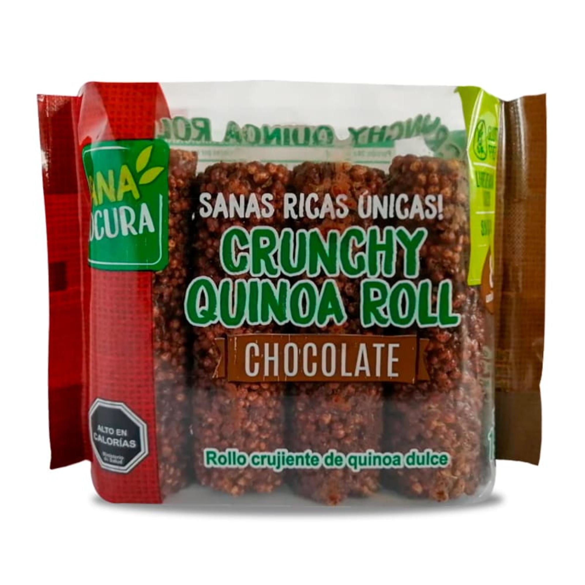 Crunchy Quinoa Roll Chocolate 192 g Sana Locura