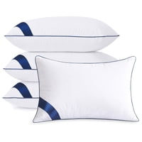 Juego De 4 Almohadas Meoflaw De Microfibra Suave, Tamaño Estándar