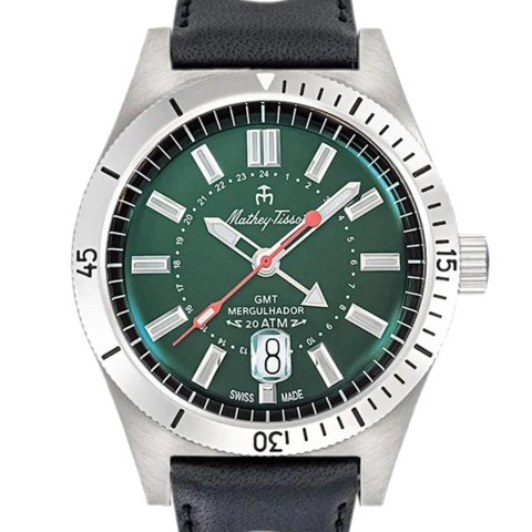 Reloj Mathey-Tissot Hombre Mergulhador Gmt Mrgav