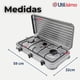 thumbnail image 3 of Cocina Encimera a Gas Licuado 3 Platos Cocinilla Gris, 3 of 6