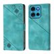thumbnail image 1 of Funda Cartera para Motorola Moto G75 con Soporte y Ranuras, Resistente a Golpes y Rayones Verde, 1 of 5