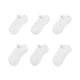 thumbnail image 5 of Calcetines Everyday Cushion No Show Unisex Blancos Y Negros 6 Pares, 5 of 6
