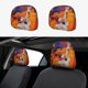 thumbnail image 1 of Coco Funda Protectora Universal para Reposacabezas de Coche, Funda Elástica para Reposacabezas de Asiento de Auto, Funda de Tela Antipolvo, Accesorios de Interior 2 Piezas, 1 of 6