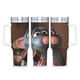 thumbnail image 1 of Ratatouille Vaso aislado de acero inoxidable con asa, diseño temático, regalo para familia, amigos y fans; incluye pajita y encaja en el portavasos estándar, 40 oz, 1 of 6