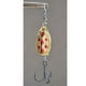 thumbnail image 1 of Spinner Cucharita 3grs 5,6cms Oro Puntos Rojos #1, 1 of 3
