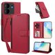 thumbnail image 2 of Funda con Billetera para [BLU View 5] con Bolsillo Zipper y Tarjetero Rojo, 2 of 6