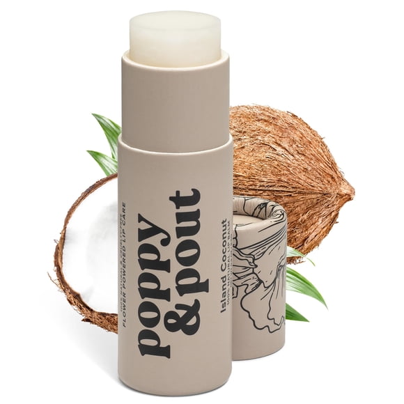 Bálsamo Labial Jumbo Poppy & Pout Coco Isla Natural