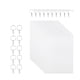 thumbnail image 4 of 20 piezas hojas termorretráctiles papel de película de arte retráctil en blanco, 10 ganchos para las orejas, 10 llaveros para la fabricación de joyas,, 4 of 5