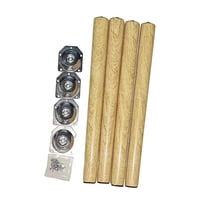 Bothyi - Patas De Muebles De Madera, Piezas De Repuesto Para Mueble De Tv, Cómoda, Mesa De Centro, 4 Uds.