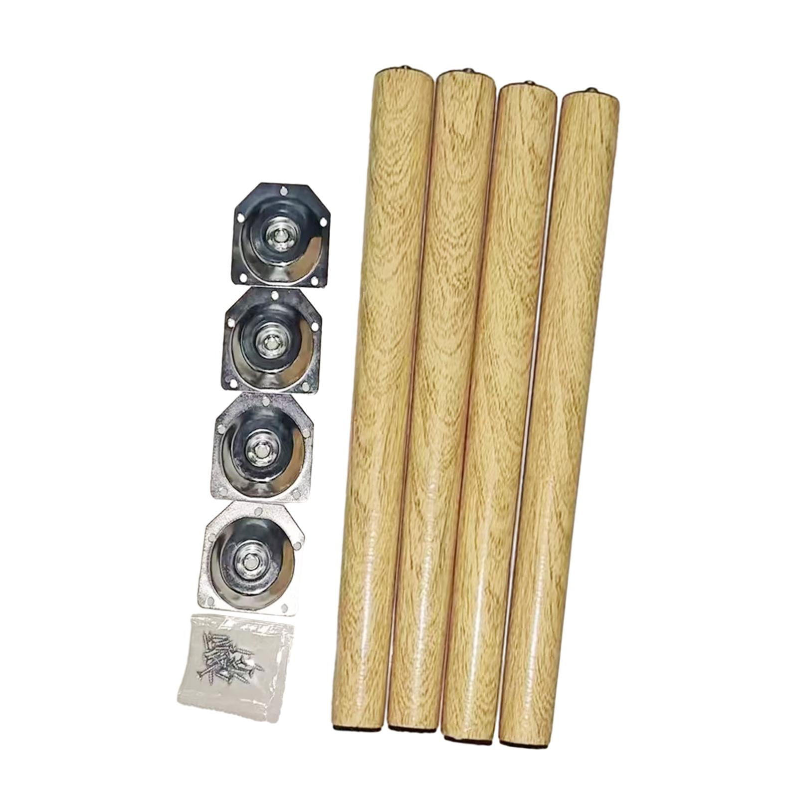 Bothyi - Patas De Muebles De Madera, Piezas De Repuesto Para Mueble De Tv, Cómoda, Mesa De Centro, 4 Uds.