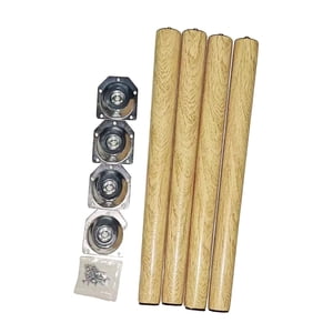 Magideal - 4 Piezas Patas De Escritorio Madera Para Mesa De Café Sofá Mesa Auxiliar Silla Diseño Moderno Fácil Instalación Adecuado Para Sala De Estar Dormitorio 50Cm