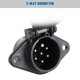 thumbnail image 3 of Conector MECMO hembra redondo de 7 pines SAE J560 negro, 3 of 8