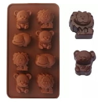 Genérico - Molde De Silicona Chocolate Diferente Modelos Repostería