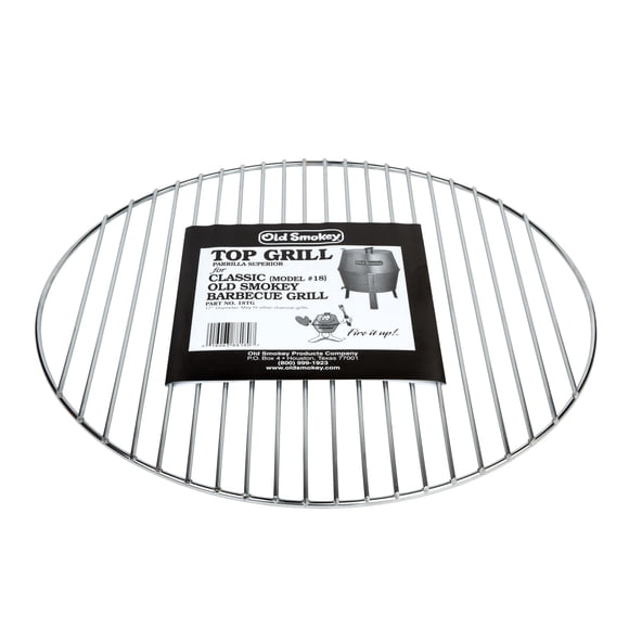 Top Grill Old Smokey #18, acero cromado, 43 cm