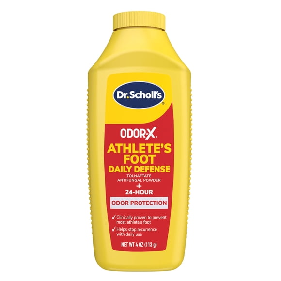 Polvo Dr. Scholl's Odor-X para el control del pie de atleta 113 g