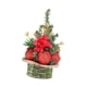 thumbnail image 1 of Mini árbol de Navidad Artificial de Mesa Rojo, 1 of 3