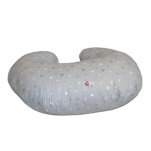 Canguamor - Cojín De Lactancia Corazones Gris Plata