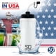 thumbnail image 5 of Botella de agua deportiva de 1 litro con pajita, 50 unidades de plástico resistente sin BPA, 5 of 6