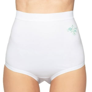 Calzón Maxi De Algodón Con Bordado Lady Genny