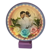 Genérico - Portarretrato Mágico Decorativo Iluminado 3D Marco Foto Jhn