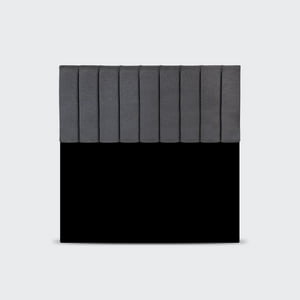 Ivi Home - Respaldo De Cama King Tubular Gris