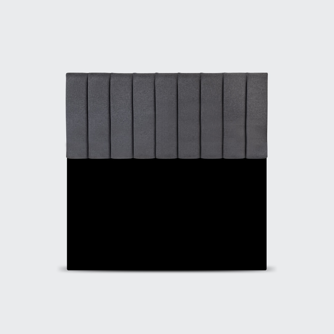 Ivi Home - Respaldo De Cama King Tubular Gris