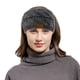 thumbnail image 4 of Diadema cálida de invierno para mujer, forro polar peludo, tejido de cable grueso, calentador de orejas, 4 of 8
