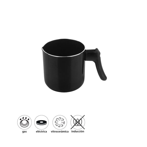 Lechero 12cm 1.56 Litros Prensado Antiadherente aluminio, 1 Un