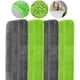 thumbnail image 2 of Almohadillas de microfibra para fregona, paquete de 4 cabezales de repuesto reutilizables para limpieza de suelos húmedos y secos. Cabezales de fregona lavables y reutilizables para suelos de madera,, 2 of 7