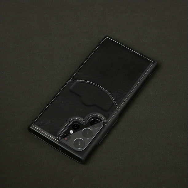 Fashion Wallet Credit Card Slot Back Cover For Samsung Galaxy S22 Plus Ultra Pocket PU Leather Case For Samsung S23 Ultra Plus