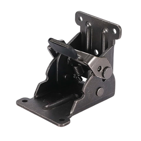 Bothyi - Bisagra Autoblocante, Patas De Mesa Plegables, Soporte Para Mesas De Trabajo, Muebles De 0 A 90, Color Negro