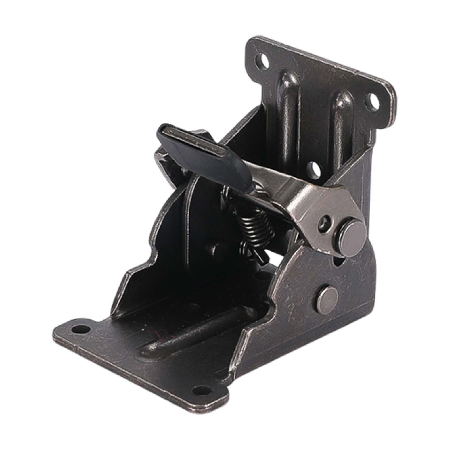 Bothyi - Bisagra Autoblocante, Patas De Mesa Plegables, Soporte Para Mesas De Trabajo, Muebles De 0 A 90, Color Negro