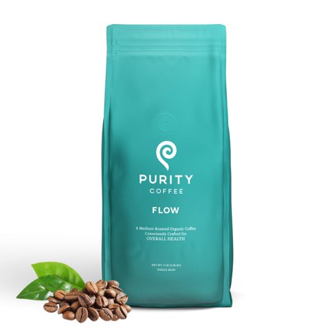 Purity Coffee - Grano Integral Coffee Purity Flow Original, Tostado Medio, Bolsa De 2,27 Kg