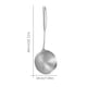 thumbnail image 1 of 1pc 304 Stainless Steel Large Colander, Kitchen Cooking Skimmer Ladle, Pasta Food Strainer Spoon, Kitchen Tools, 1 of 4